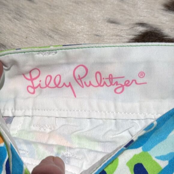 Lilly Pulitzer Strapless Top & Deep Sea Soirée Chipper Shorts Bundle - Picture 5 of 9